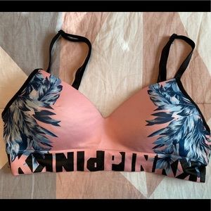 PINK cool and comfy wireless bra
